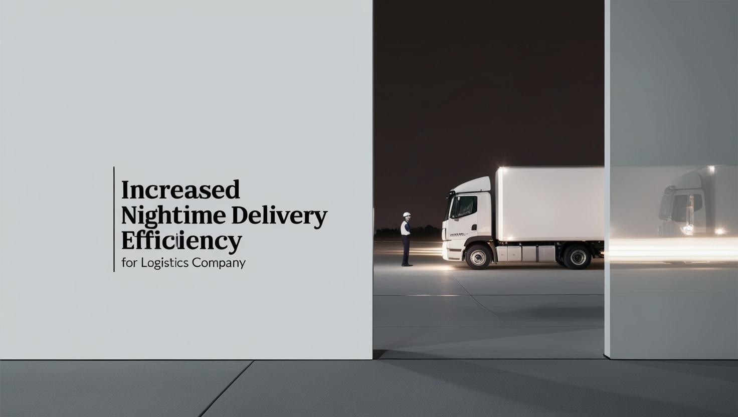 Dernière affaire concernant Augmentation de l'efficacité de la livraison de nuit pour une entreprise de logistique