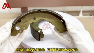 04495BZ010 04495-BZ010 Mâchoires de frein pour Toyota