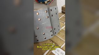 1-47170324-0 Patin de frein avant 1471703240 adapté au camion ISUZU CXZ