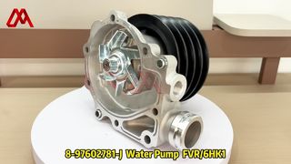 Assemblée de pompe à eau 8976027810 8-97602781-0 avec le joint pour ISUZU 6HE1-T FSR FTR