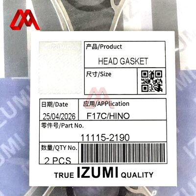 11115-2190 Cylinder Head Gasket Heavy Duty Truck Parts Suitable for Hino F17C Engine