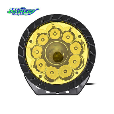 Masters 100W 9000LM 3700-3900K Couleur jaune H4 Led Lumière de travail 7 pouces projecteur laser XM-7IN-10P-002